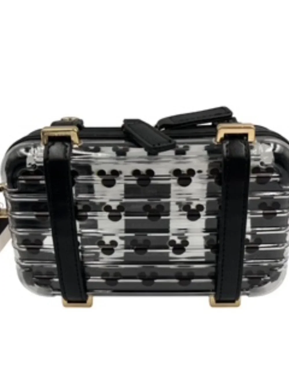 NEW Disney Mickey Mouse Clear Hard-Shell Crossbody Purse NWT